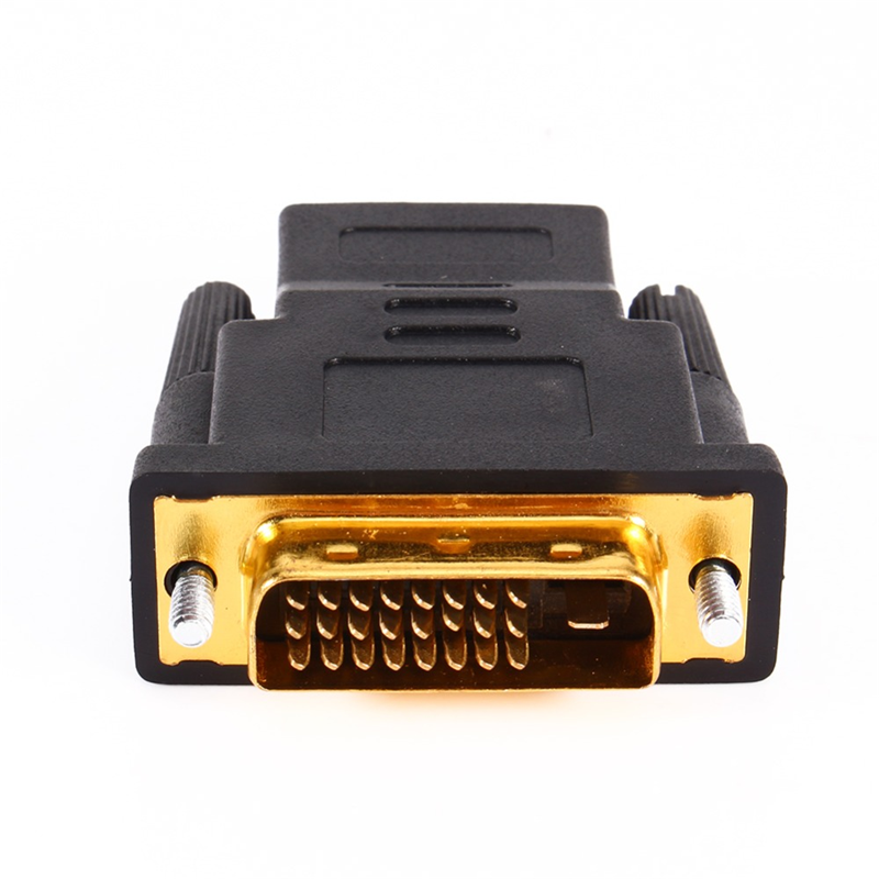 Кабель-переходник (адаптер) HDMI(19F)-DVI-D(M), черный Greenconnect (GCR-CV105) - фото 1