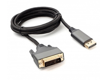 

Кабель DisplayPort(20M)-DVI-D(M) v1.2, 1.8 м, черный KS-is (KS-769B-2)