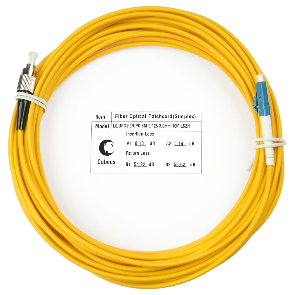 

Патч-корд оптический Cabeus FOP(s)-9-LC-FC-10m, LC/UPC-FC/UPC, одномодовый, 9/125, OS2, одинарный, 10 м, LSZH, желтый (FOP(s)-9-LC-FC-10m), FOP(s)-9-LC-FC-10m