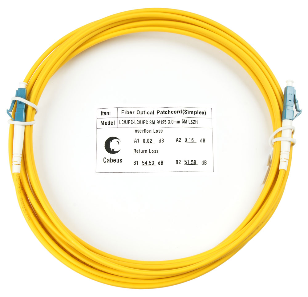 

Патч-корд оптический Cabeus FOP(s)-9-LC-LC-15m, LC/UPC-LC/UPC, одномодовый, 9/125, OS2, одинарный, 15 м, LSZH, желтый (FOP(s)-9-LC-LC-15m), FOP(s)-9-LC-LC-15m