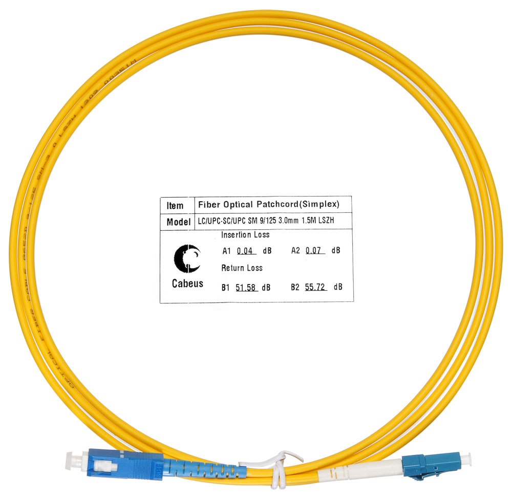 

Патч-корд оптический Cabeus FOP(s)-9-LC-SC-1,5m, LC/UPC-SC/UPC, одномодовый, 9/125, OS2, одинарный, 1.5 м, LSZH, желтый (FOP(s)-9-LC-SC-1,5m), FOP(s)-9-LC-SC-1,5m
