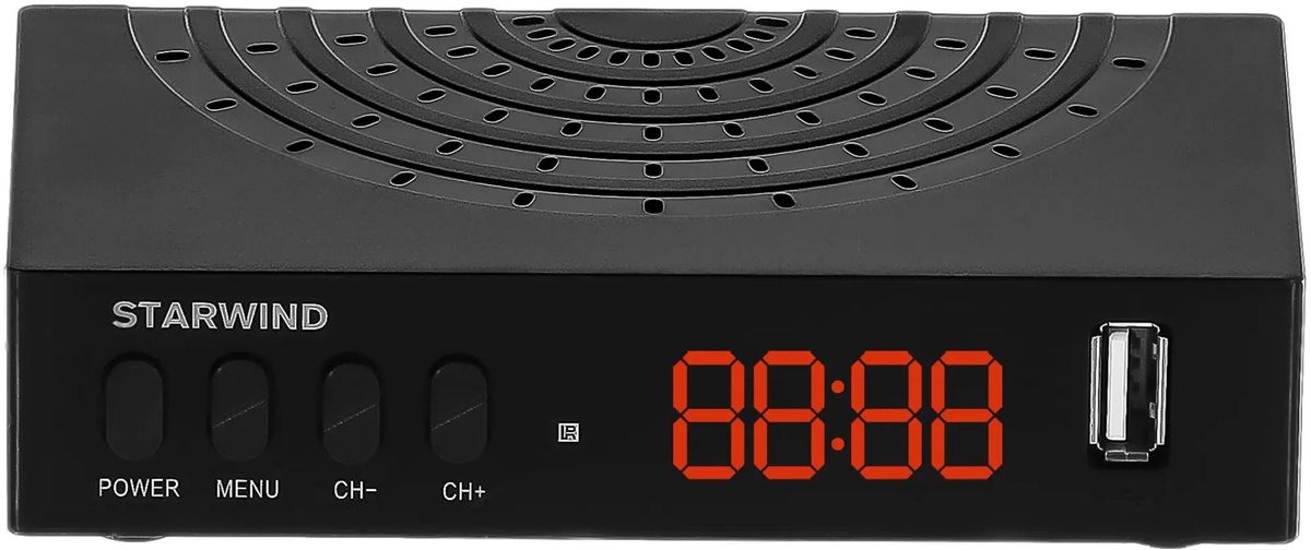 

Приставка для цифрового ТВ Starwind CT-240, DVB-T2/DVB-T/DVB-C, HDMI, RCA, RF (CT-240), CT-240