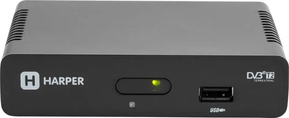 

Приставка для цифрового ТВ HARPER HDT2-1108, DVB-T2/DVB-T, HDMI, RCA, RF (HDT2-1108), HDT2-1108