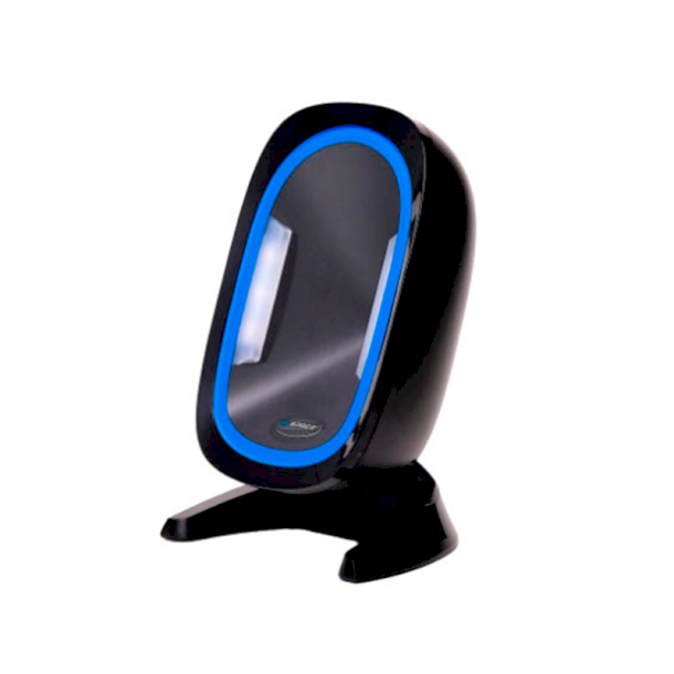 Сканер штрих-кода SPACE Penguin-2D-USB, стационарный, USB/RS-232, 1D/2D, черный/синий, IP45 (X-PNG), цвет черный/синий