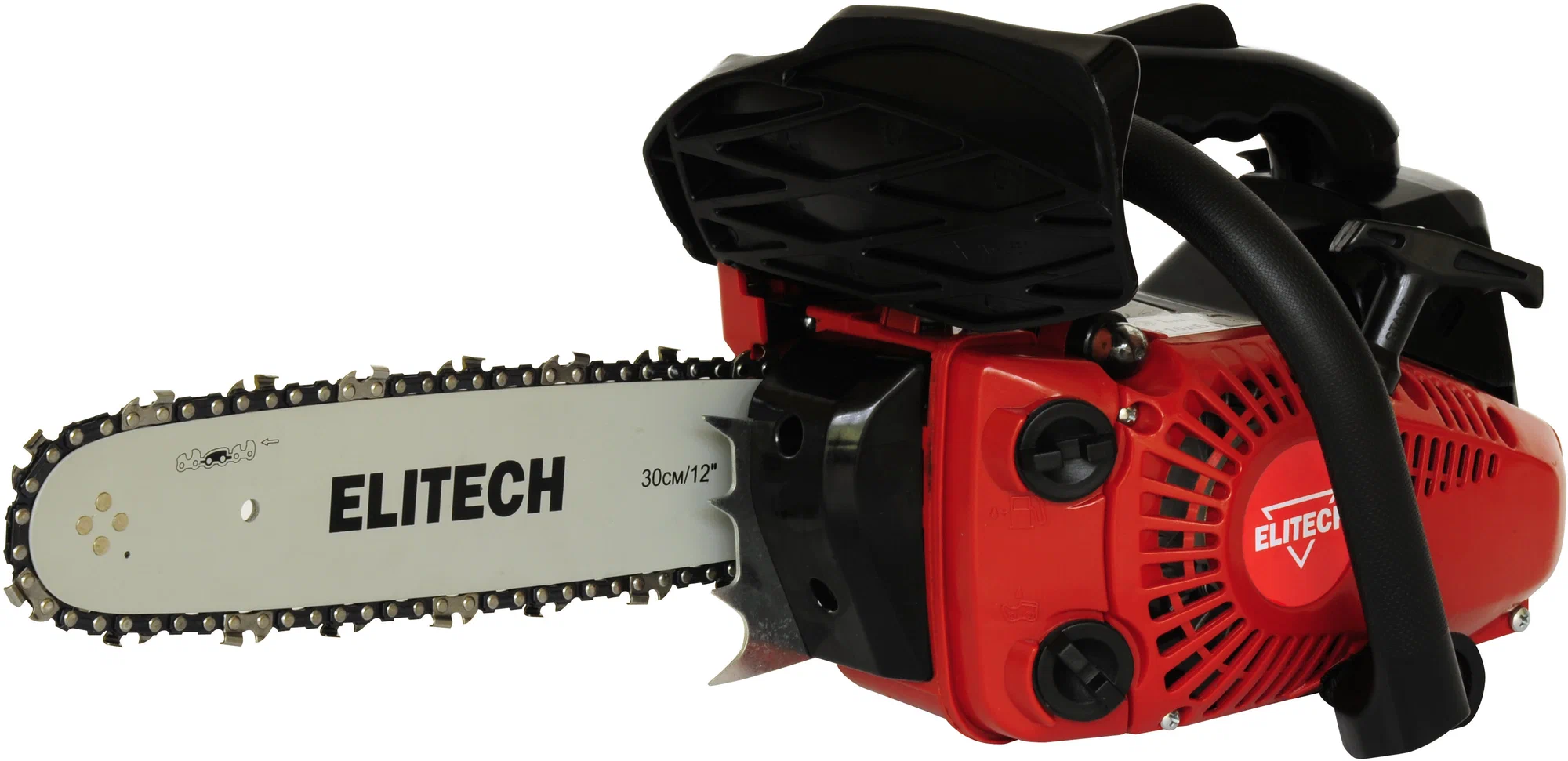 

Бензопила Elitech БП 25/12М, 880 Вт, 1.2 л.с., бензиновая, шина 30 см, шаг 3/8 дюйма, емкость топливного бака 230 мл, 4 кг (181833), БП 25/12М