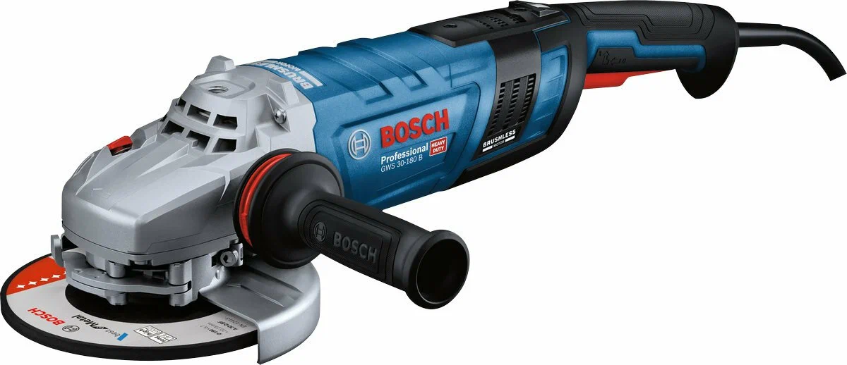 УШМ (болгарка) BOSCH GWS 30-180 B, 2.8 кВт, 18 см