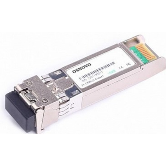 

Модуль SFP Osnovo SFP-S1LC15-10G-1270-1330, 20 км, LC, Tx:1270 нм, Rx:1330 нм, 10 Гбит/с, SM, одинарный, DDM (SFP-S1LC15-10G-1270-1330), SFP-S1LC15-10G-1270-1330