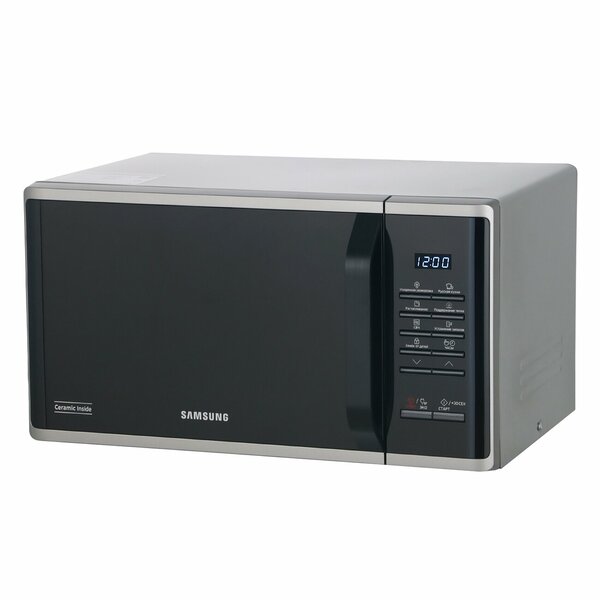 Микроволновая печь SAMSUNG MS23K3513AS / BW 23 л, 800 Вт, серебристый (MS23K3513AS / BW) MS23K3513AS / BW MS23K3513AS / BW - фото 1