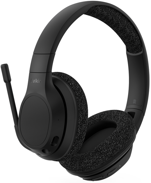 

Беспроводная гарнитура Belkin Soundform Adapt , Jack 3.5mm/USB-C, черный (AUD005btBLK), Soundform Adapt