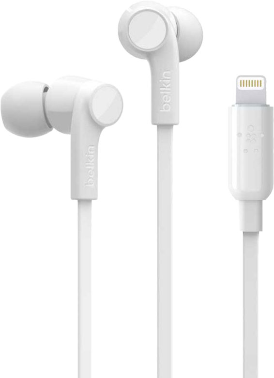

Проводная гарнитура Belkin RockStar, Lightning, белый (G3H0001btWHT), RockStar