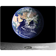 

Коврик для мыши Fellowes Natural Collection, 239x189x1mm, принт (FS-58715), Земля и Луна