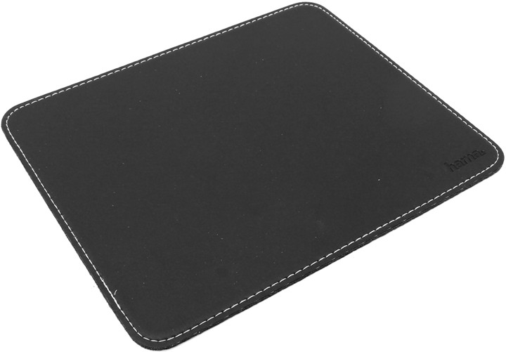 

Коврик для мыши Hama Leather Look, 220x180x2mm, черный (H-54745), Black