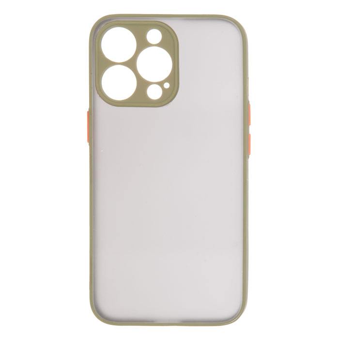 Чехол-накладка UNBROKE matt&color case with camera protection для смартфона Apple iPhone 13 Pro, мятный (1019197)