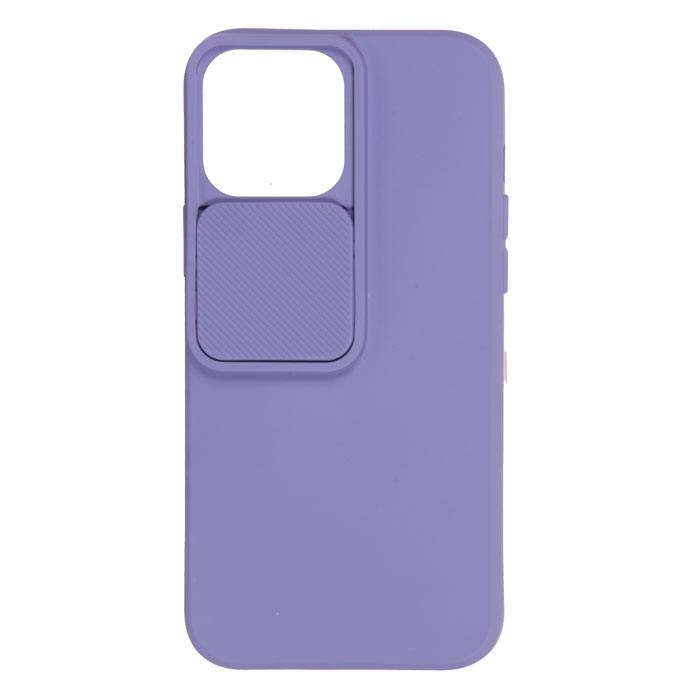 Чехол-накладка UNBROKE Soft Case With Camera Slider для смартфона Apple iPhone 13 Pro Max, фиолетовый (1019199)