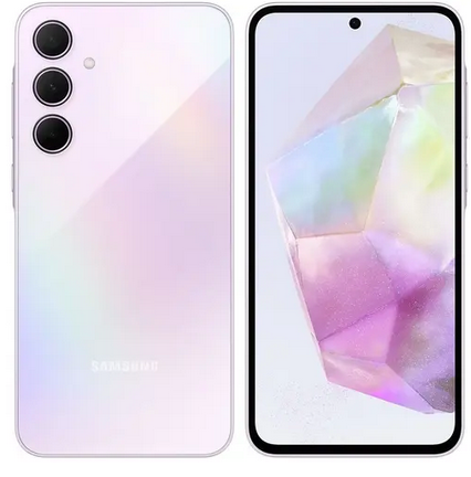 

Смартфон Samsung Galaxy A35 5G, 6.6" 2340x1080 AMOLED, Samsung Exynos 1380, 8Gb RAM, 256Gb, 3G/4G/5G, NFC, Wi-Fi, BT, 3xCam, 2-Sim, 5000 мА⋅ч, USB Type-C, Android 14, фиолетовый (SM-A356ELVGSKZ), Galaxy A35 5G