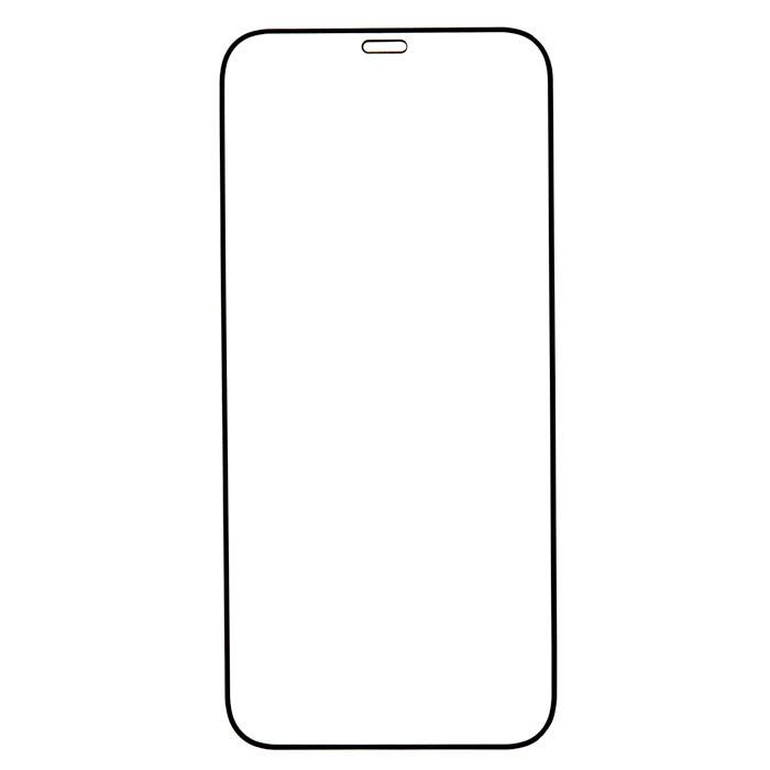 

Защитное стекло Krutoff для экрана смартфона Apple iPhone 12, Full Screen/Full Glue, поверхность глянцевая, черная рамка (778046)