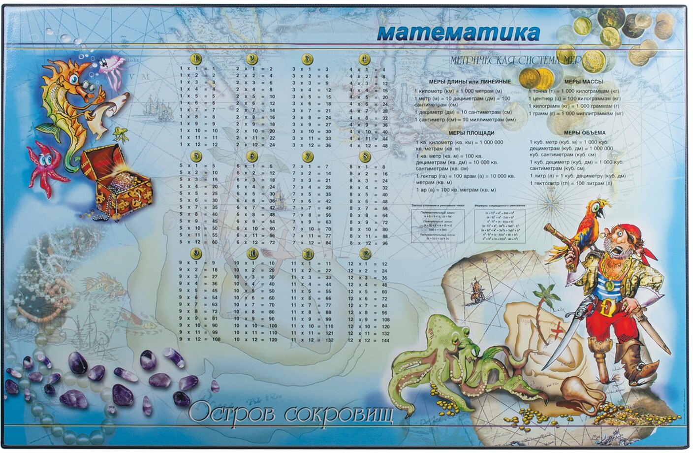 Покрытие ДПС для стола, 590х380 мм, с изображением (2129.МТ)