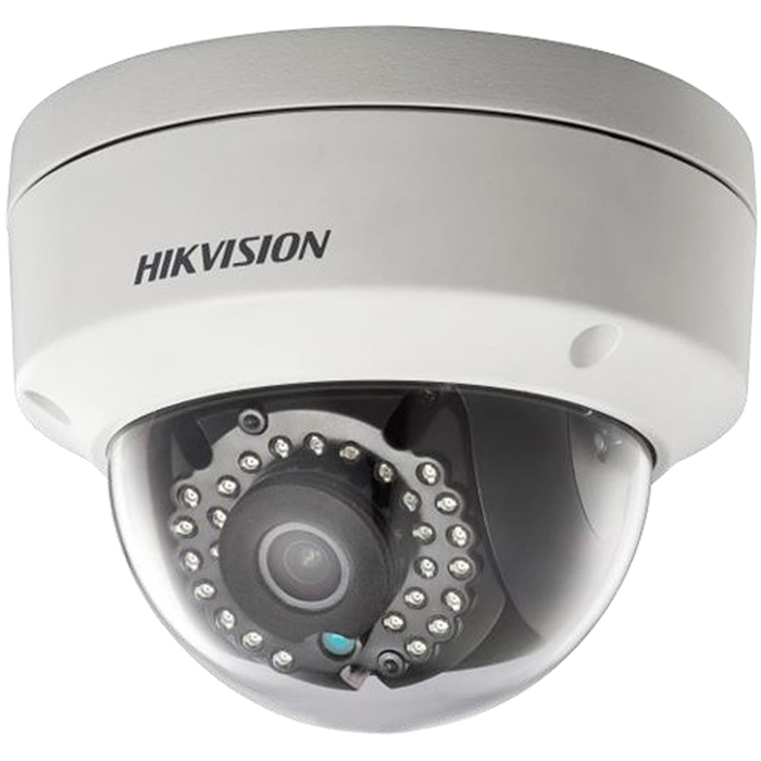 IP-камера HikVision DS-2CD2142FWD-IS (2.8mm) 2.8мм, уличная, купольная, 4Мпикс, CMOS, до 2688x1520, до 25кадров/с, ИК подсветка 30м, POE, -40 °C/+60 °C, белый б/у, следы установки, не работает ИК подсветка, без комплекта