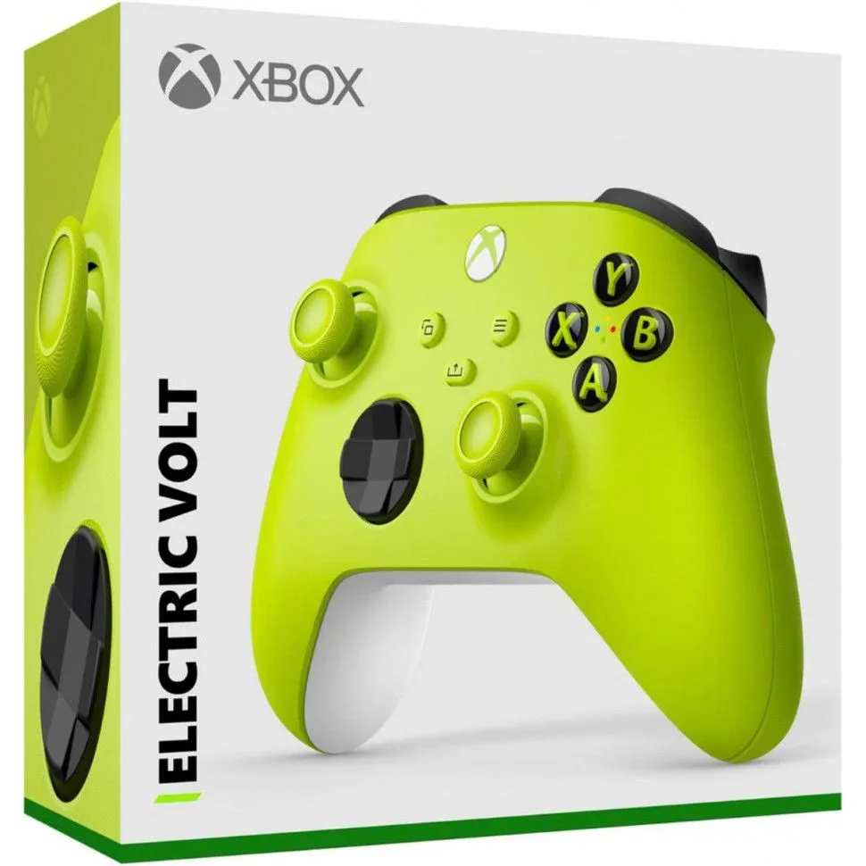 

Геймпад Xbox Electric Volt , беспроводной, зеленый (QAU-00022), Electric Volt