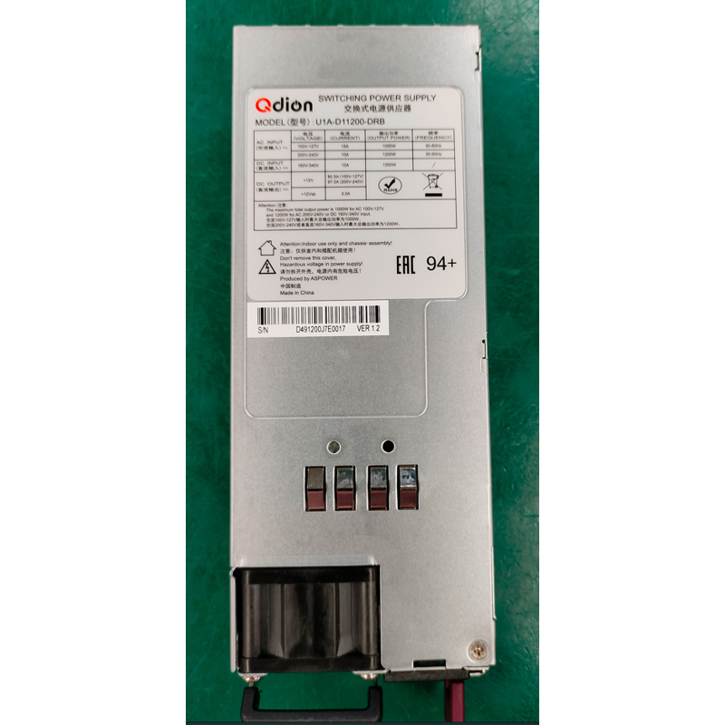 Блок питания Q-dion U1A-D11200-DRB/C14 1200 Вт (99MAD11200I1170411)