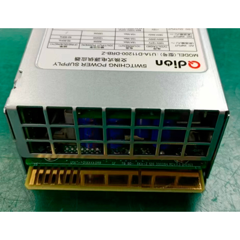 Блок питания Q-dion U1A-D11200-DRB-Z P, 1U Redundant, 1200 Вт, 80 Plus Platinum (U1A-D11200-DRB-Z P/C14)