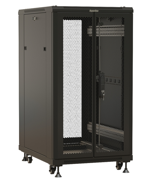 

Шкаф телекоммуникационный напольный 42U 800x800 мм, перфорация/металл, черный, разборный, Hyperline TTBR-4288-DD-RAL9004 (TTBR-4288-DD-RAL9004), TTBR-4288-DD-RAL9004