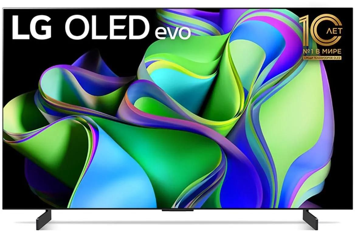

Телевизор 42" LG OLED42C3RLA, 3840x2160, DVB-T /T2 /C, HDMIx4, USBx3, WiFi, Smart TV, черный (OLED42C3RLA.ARUB), OLED42C3RLA