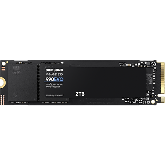 Твердотельный накопитель (SSD) Samsung 2Tb 990 EVO, 2280, PCI-E 4.0 x4, NVMe (MZ-V9E2T0BW) Retail