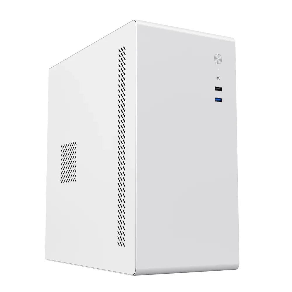 Корпус Foxline FL-719W, mATX, Midi-Tower, USB 3.0, белый, 450 Вт (FL-719W-FZ450R-U31)