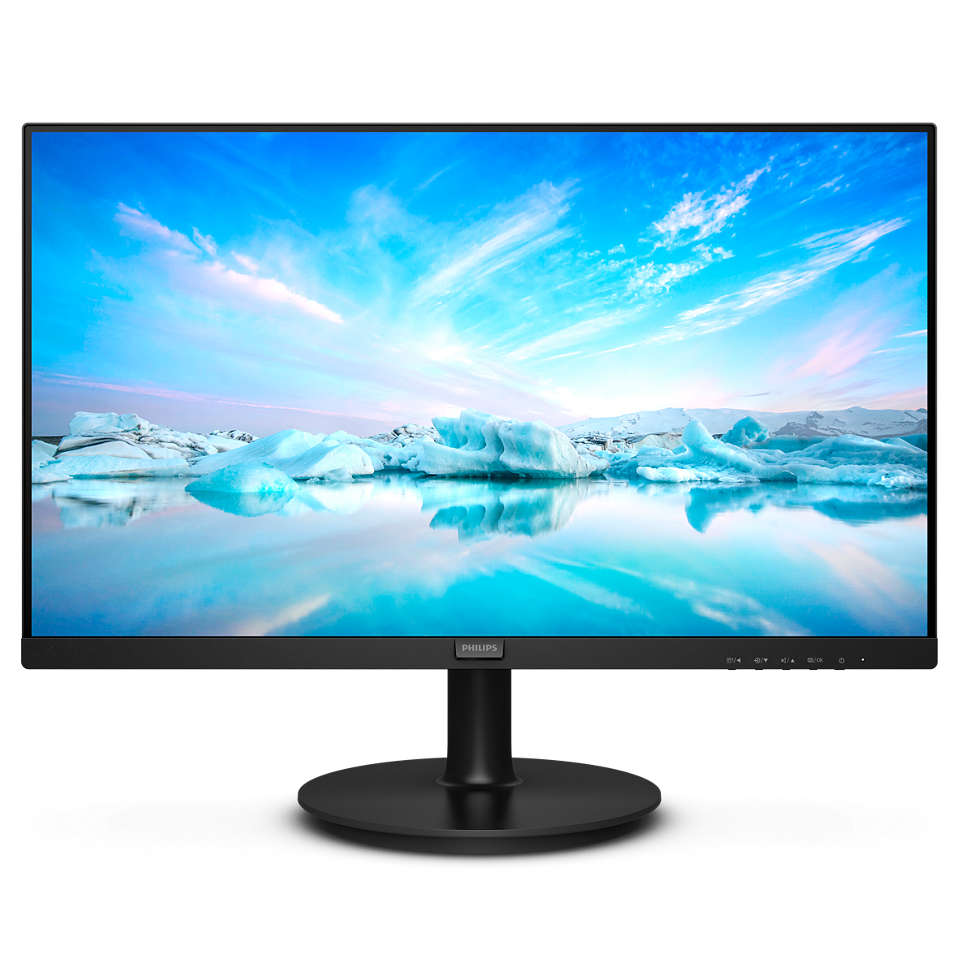 

Монитор 23.8" Philips V Line 241V8LAB VA, 1920x1080 (16:9), 250кд/м2, 100 Гц, 4 мс, 178°/178°, VGA, HDMI, USB-Hub, черный (241V8LAB/00), 241V8LAB