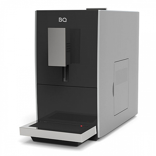 Кофемашина автоматическая BQ CM2001, зерновой, 1.2 л, без капучинатора, нержавеющая сталь, серебристый/черный, 1.35 кВт, цвет серебристый/черный - фото 1