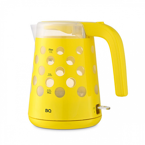 

Чайник электрический BQ KT1713P 1.7л. 2.2 кВт, пластик, желтый, KT1713P