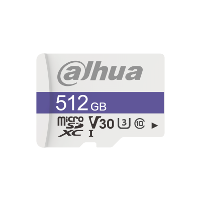 

Карта памяти 512Gb microSDXC Dahua Class 10 UHS-I U3 V30 (DHI-TF-C100/512GB)