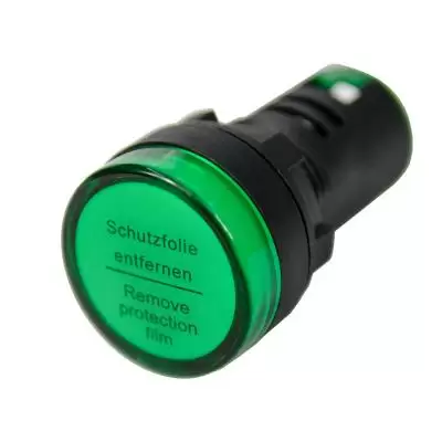 Лампа индикаторная LED зеленый 22 мм 24 В AC/DC, Энергия AD22-22D (Е0901-0100)