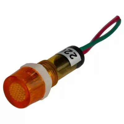 Лампа индикаторная LED желтый 11 мм 230 В AC, Энергия YL235 (Е0901-0089)