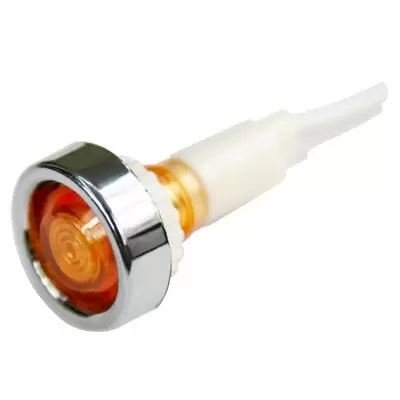 Лампа индикаторная LED желтый 11 мм 230 В AC, Энергия YL244 (Е0901-0094)