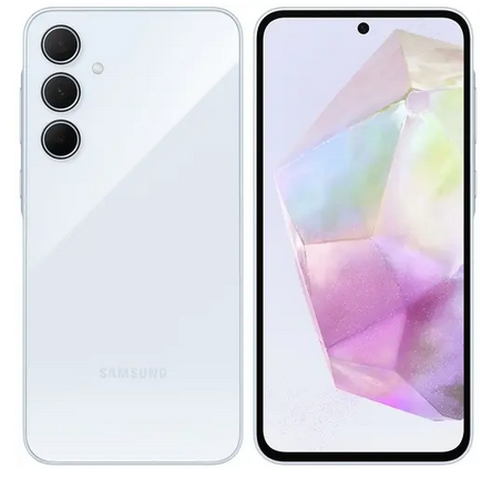 

Смартфон Samsung Galaxy A35 5G, 6.6" 2340x1080 AMOLED, Samsung Exynos 1380, 8Gb RAM, 256Gb, 3G/4G/5G, NFC, Wi-Fi, BT, 3xCam, 2-Sim, 5000 мА⋅ч, USB Type-C, Android 14, голубой (SM-A356ELBVMEA), Galaxy A35 5G
