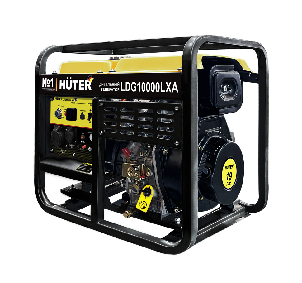 Электрогенератор Huter LDG 10000LXА, 19 л.с., 8.5 кВт