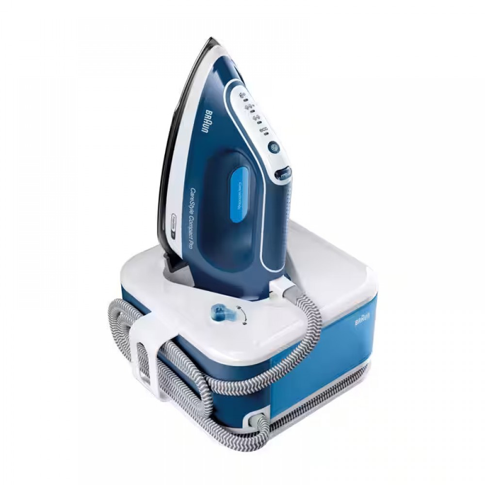 

Парогенератор BRAUN CareStyle Compact Pro IS2565BL 2.4 кВт, синий/белый (IS2565BL), CareStyle Compact Pro IS2565BL
