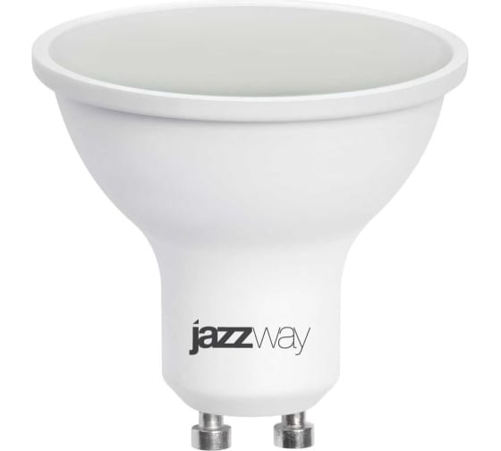 

Лампа светодиодная GU10, 8 Вт, 560лм, 3000K/теплый, 80 Ra, Jazzway PLED- DIM (5035898), PLED- DIM