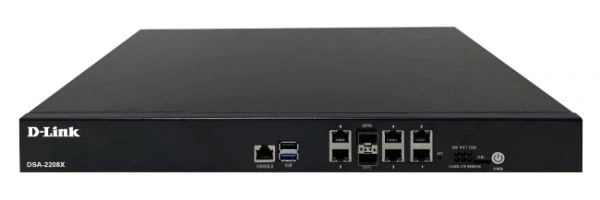 Маршрутизатор D-Link DSA-2208X, LAN: 6x1 Гбит/с SFP+ 2x10 Гбит/с, WAN 2x1 Гбит/с (DSA-2208X/A1A)