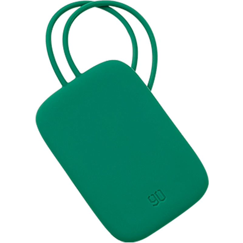 Бирка Ninetygo Silicone Luggage Tag зеленый (105420-GR)