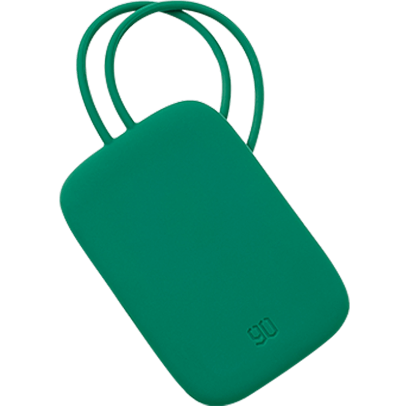 Бирка Ninetygo Silicone Luggage Tag зеленый