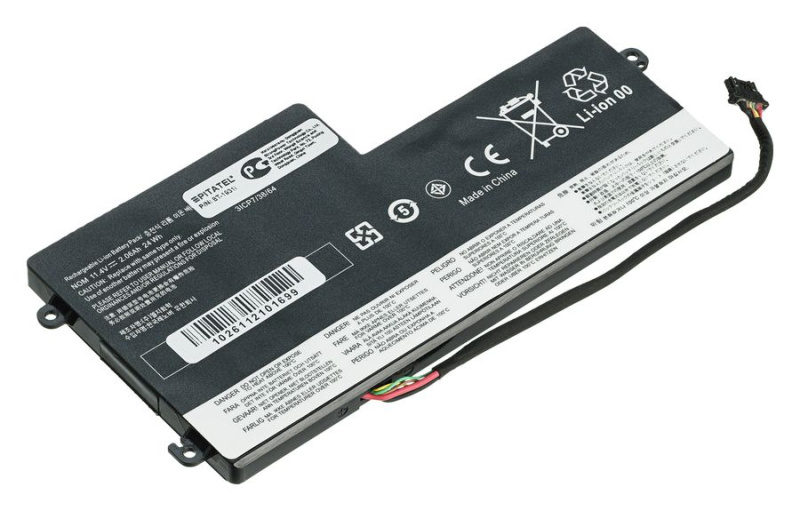 

Аккумуляторная батарея Pitatel для Lenovo, 11.4V, 2.06 А·ч, 24Wh, черный (BT-1931i)