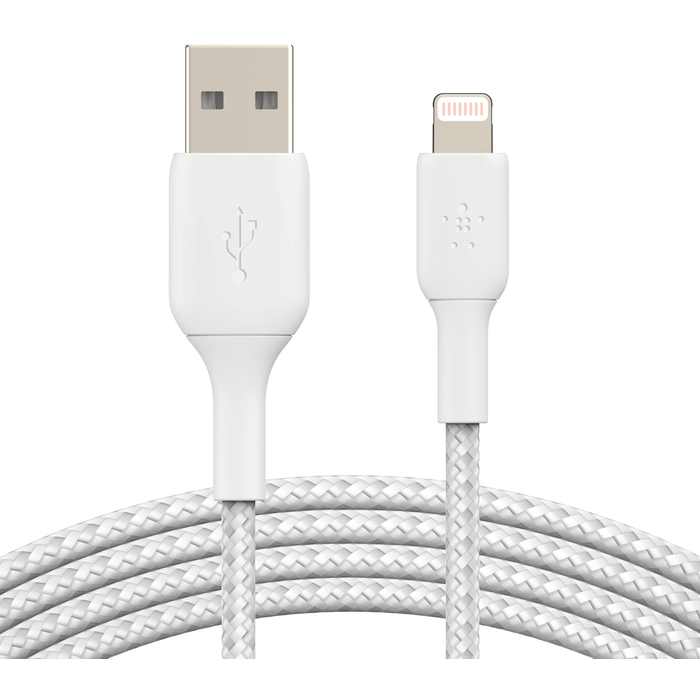 

Кабель USB-Lightning 8-pin, 1 м, белый, Belkin (CAA002BT1MWH)