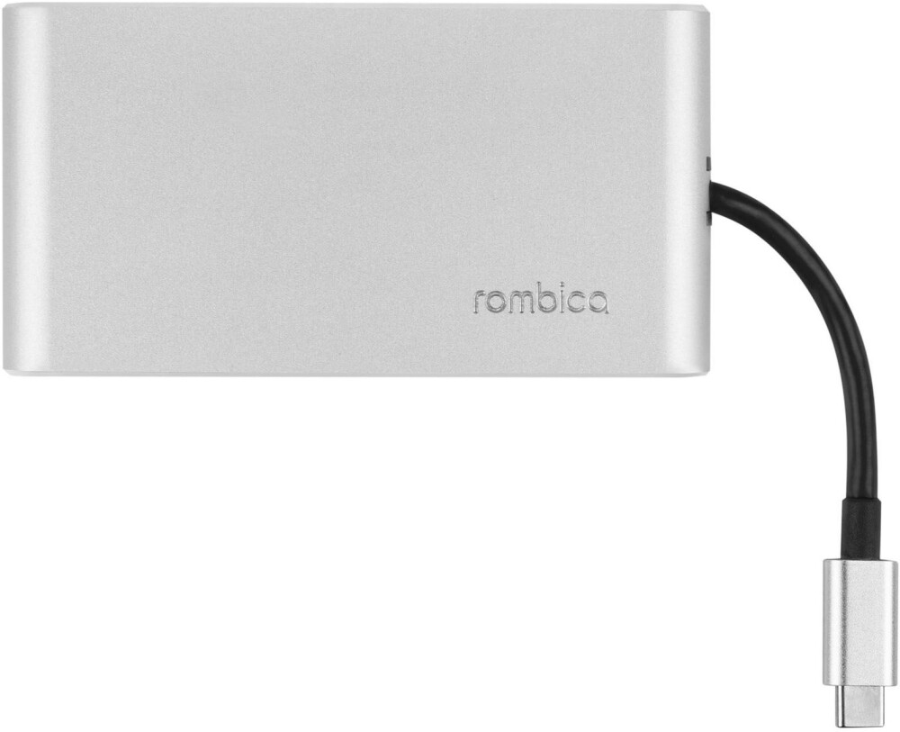 Док-станция Rombica Hermes, USB Type-C, серый/черный (TC-00254), цвет серый/черный