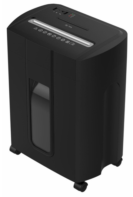 

Шредер Office Kit S170, секретность P-3, 200 см/мин., перекрестный - 3.9 мм x 3.8 см, объем 22 л, кол-во листов до 15 шт., скрепки, скобы, карты, CD, черный (OK03938S170), S170