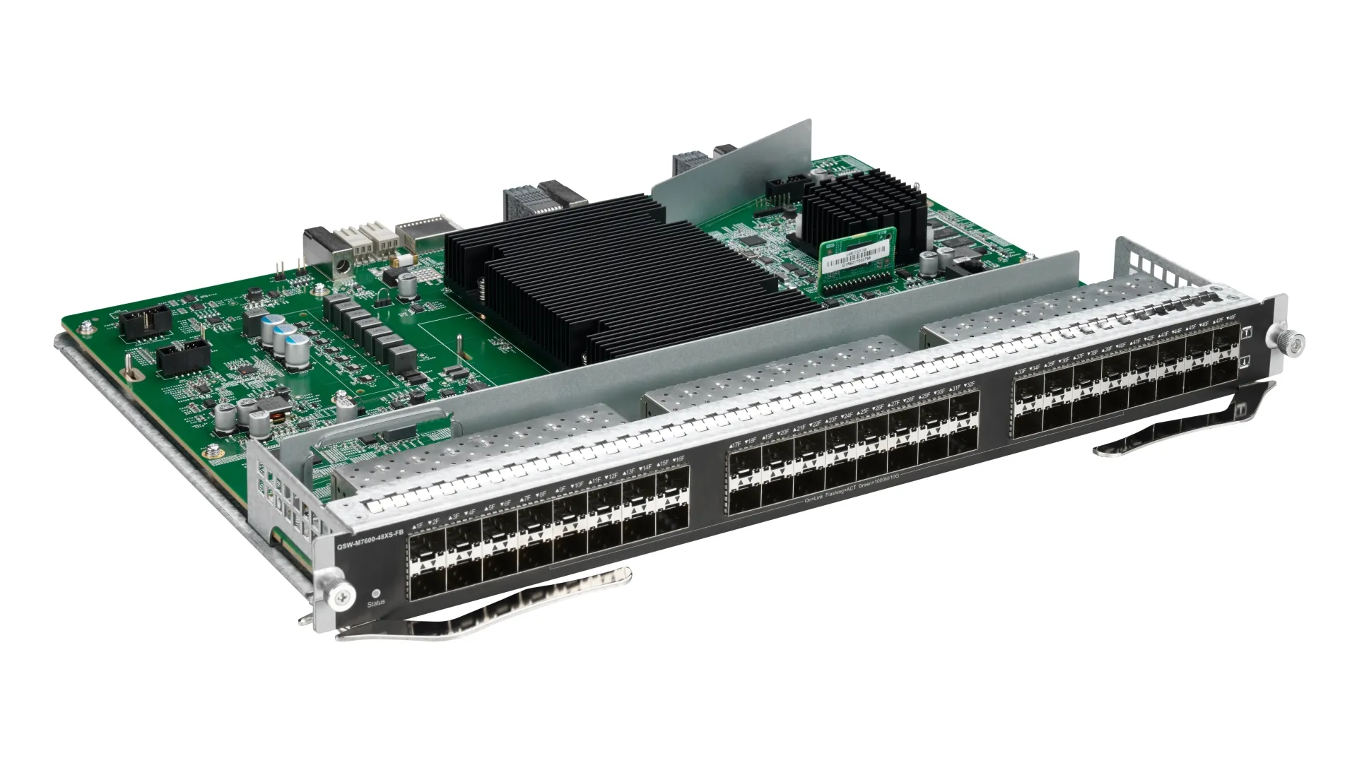 

Модуль линейных входов Qtech QSW-M7600-48XS-FB, 48 портов 10GbE SFP+, черный (QSW-M7600-48XS-FB), QSW-M7600-48XS-FB