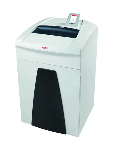 

Шредер HSM Securio P40 i-3.9, секретность 2/P-2, 510 см/мин., перекрестный - 3.9 мм, объем 145 л, кол-во листов до 48 шт., скрепки, скобы, карты, белый/черный (P40 i-3.9), P40 i-3.9