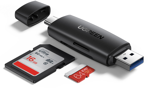 Картридер внешний UGREEN CM304 USB Type-C / USB 3.0